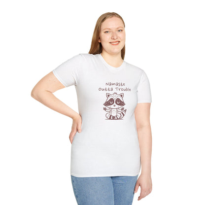 Namaste Outta Trouble Unisex Graphic T-Shirt