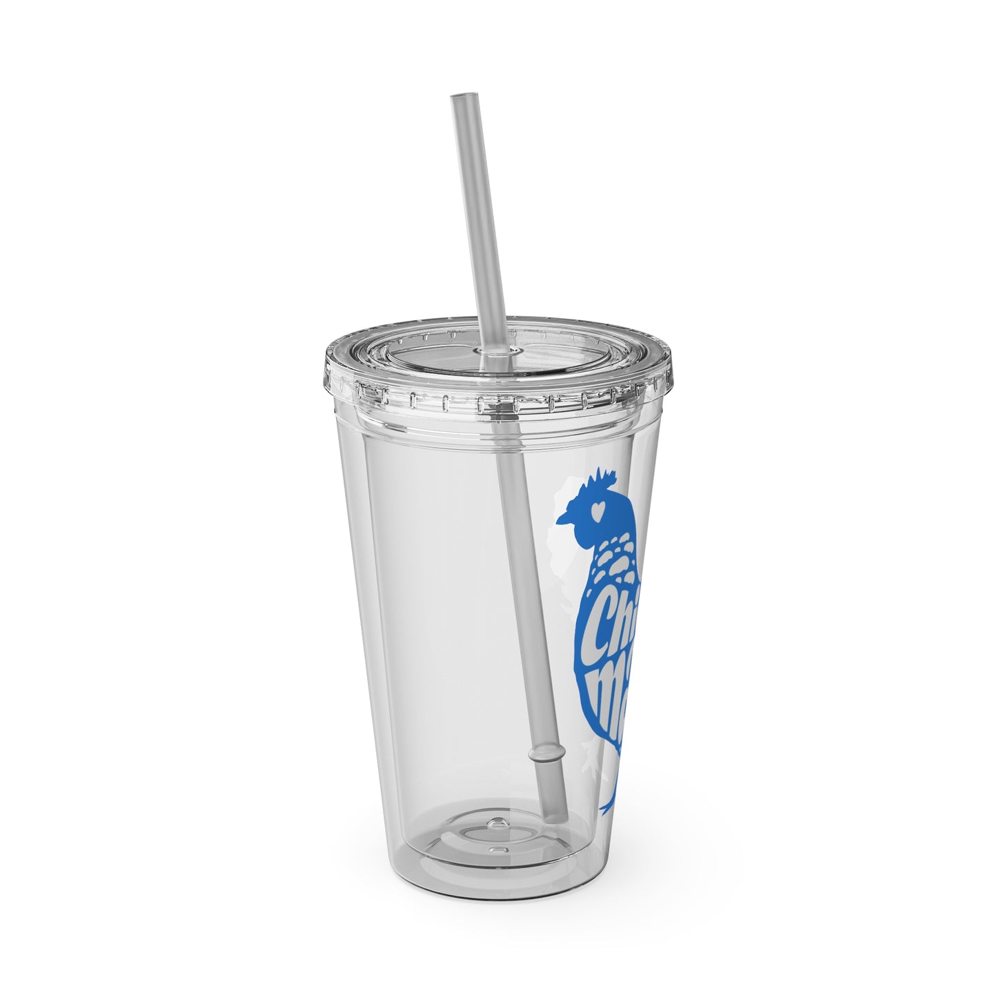 Chicken Mama 16oz Insulated Tumbler with Straw