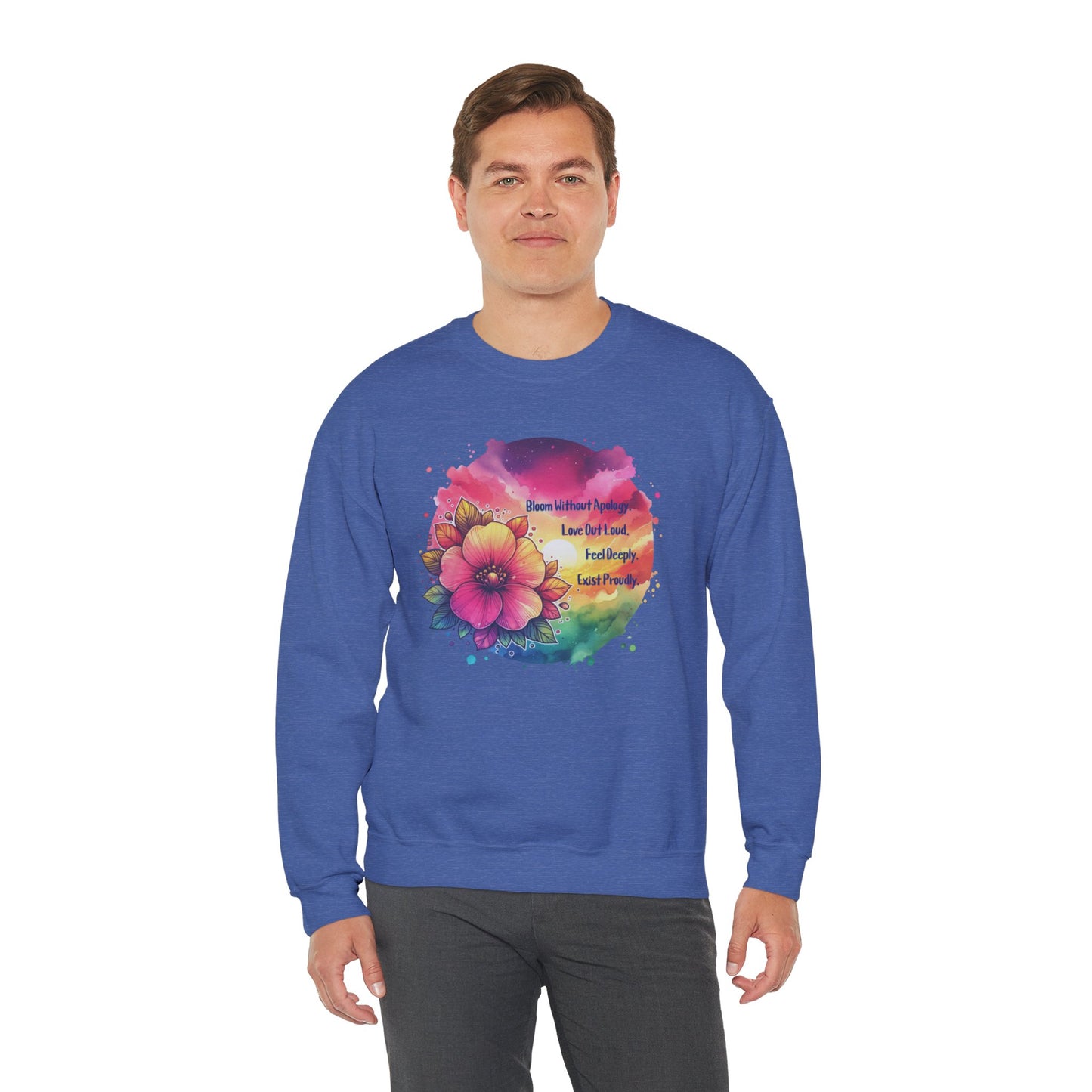 Bloom Without Apology Unisex Crewneck Sweatshirt