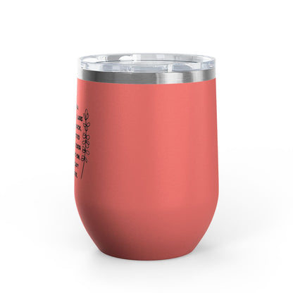 Scatterbrain 12oz Insulated Wine Tumbler