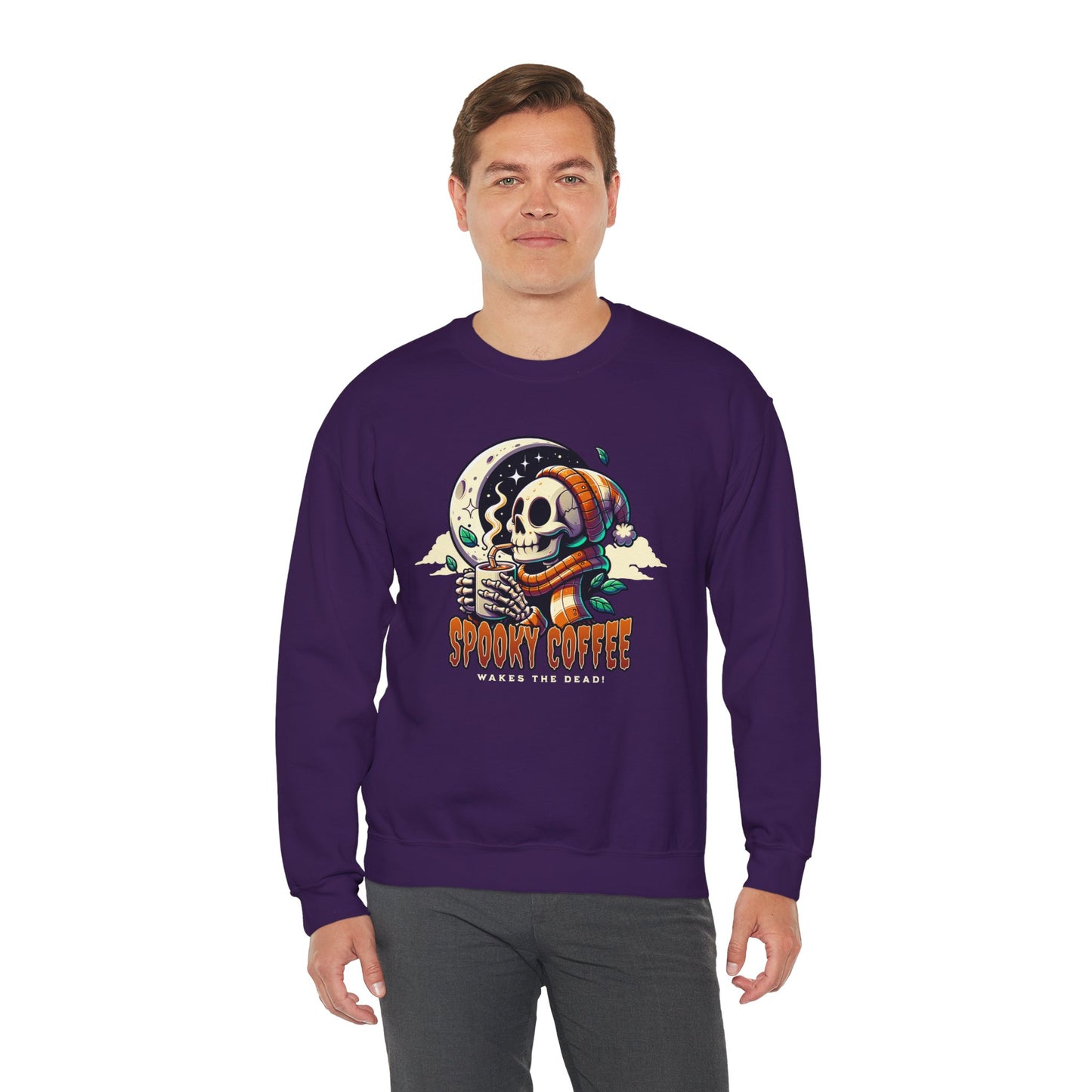 Spooky Coffee Crewneck Sweatshirt