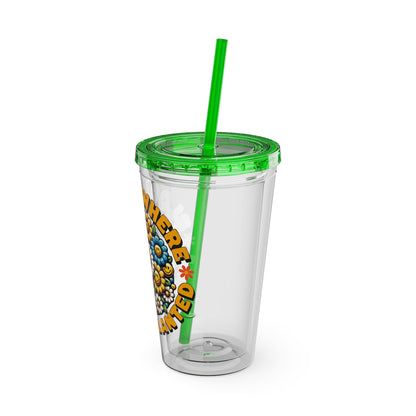Bloom Where You’re Planted 16oz Insulated Tumbler with Straw