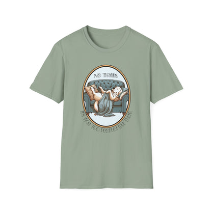 Way Too Peopley Out There Unisex Graphic T-Shirt