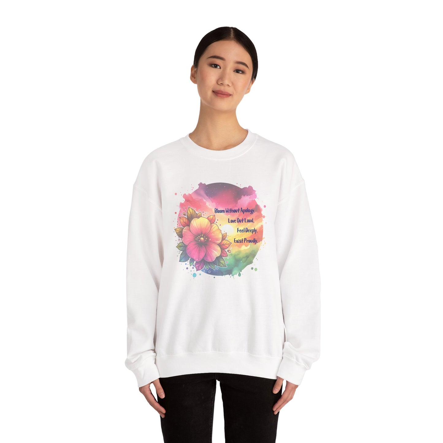 Bloom Without Apology Unisex Crewneck Sweatshirt