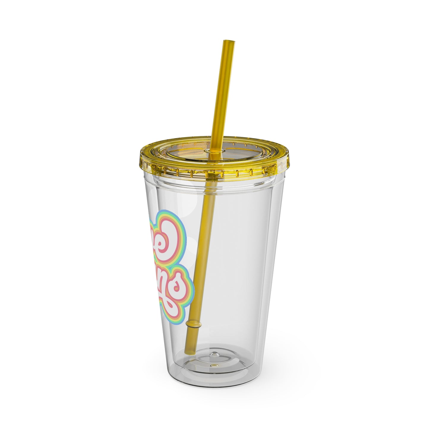 Love Wins 16oz. Insulated Tumbler with Straw