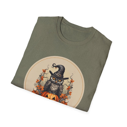 Halloween Owl Unisex Graphic T-Shirt