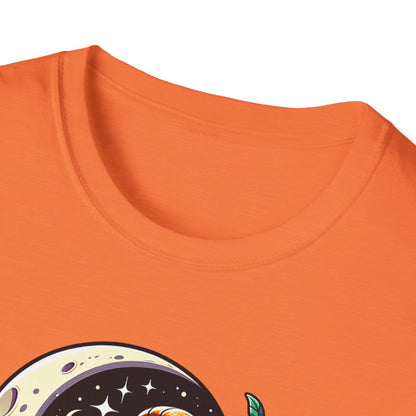 Spooky Coffee Skeleton Unisex Graphic T-Shirt