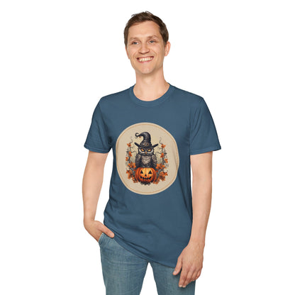 Halloween Owl Unisex Graphic T-Shirt