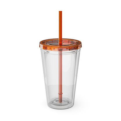Live for the Sunshine 16oz Insulated Tumbler with Straw