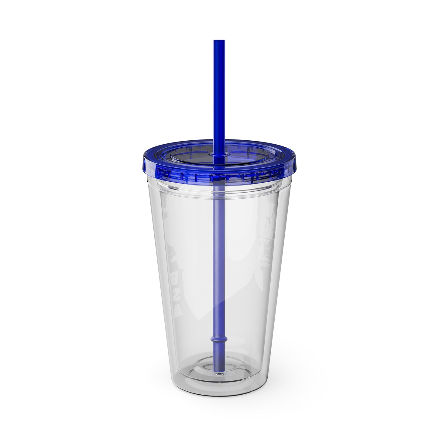 Patriotic Pug 16oz. Insulated Tumbler with Straw