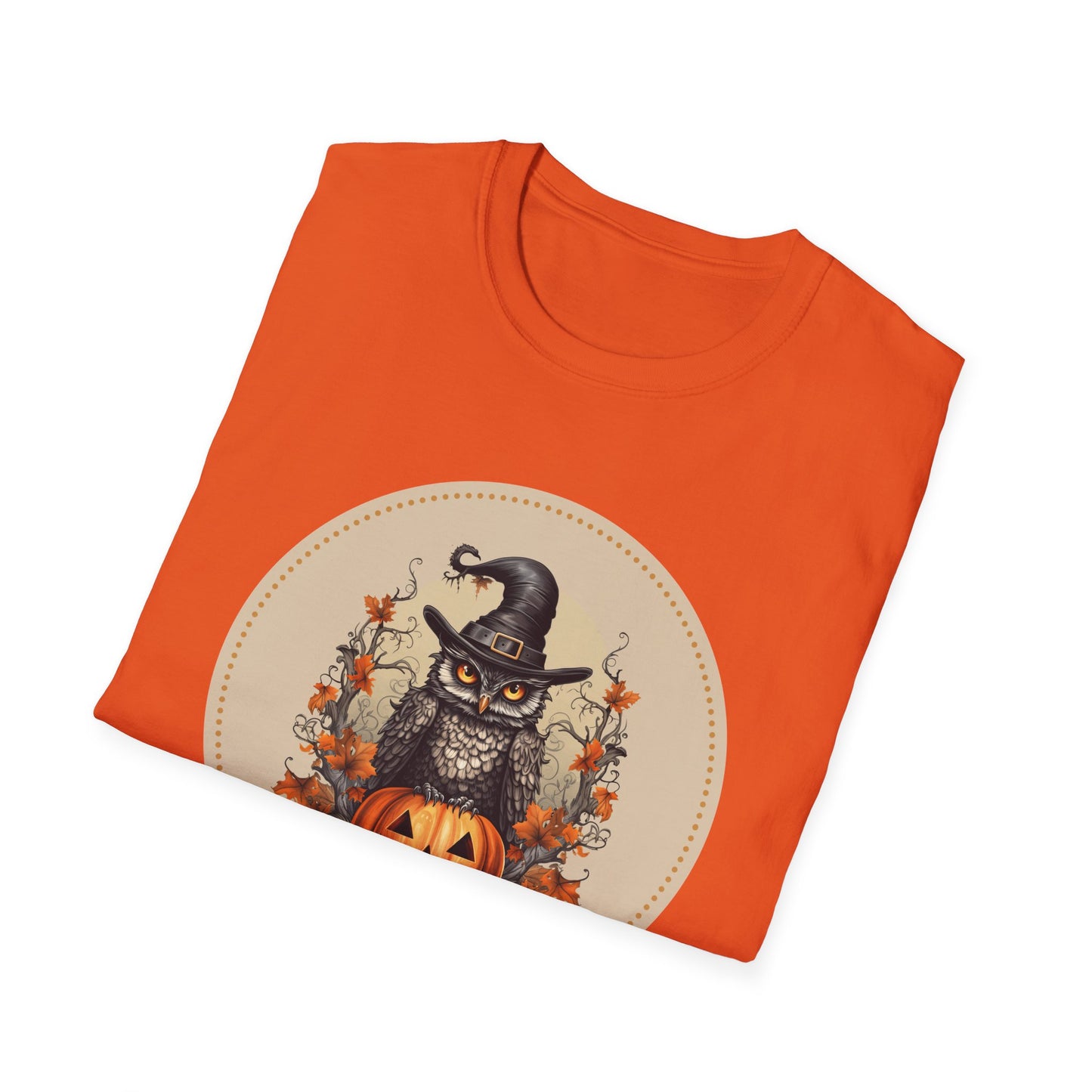 Halloween Owl Unisex Graphic T-Shirt