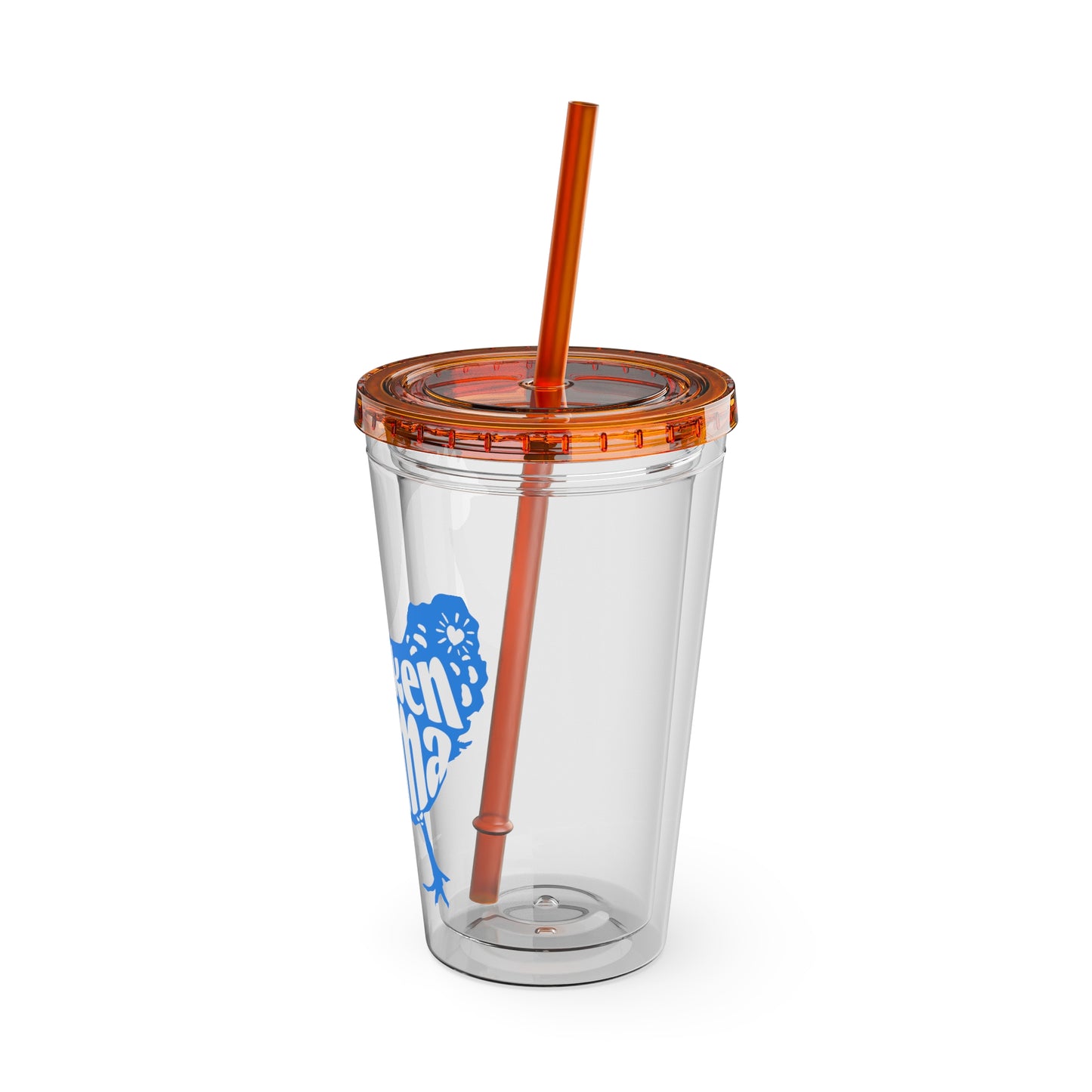 Chicken Mama 16oz Insulated Tumbler with Straw