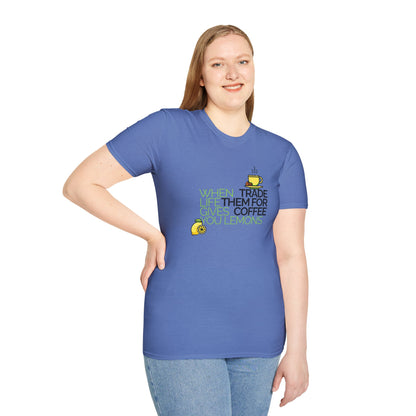 Trade Lemons for Coffee Unisex Graphic T-Shirt