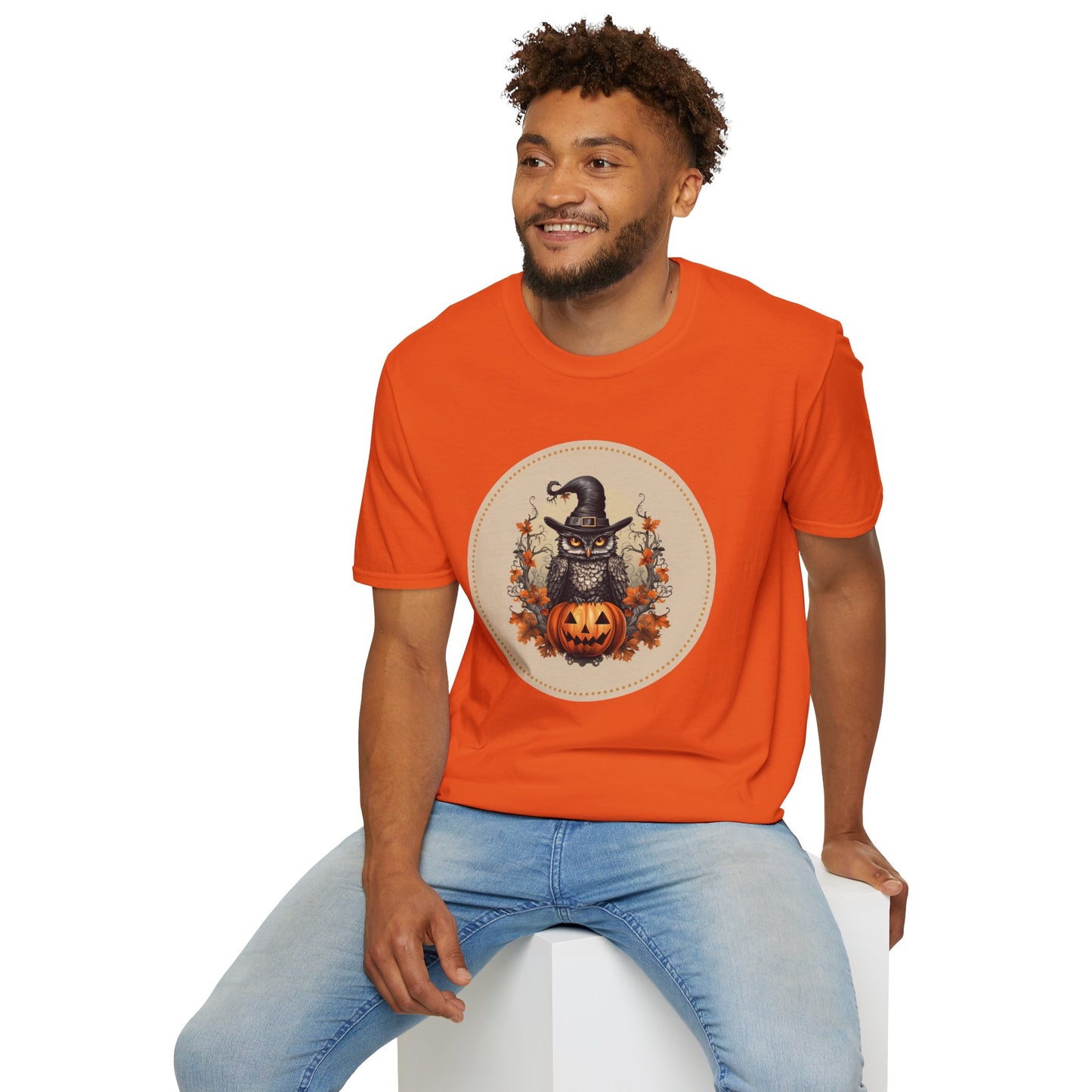 Halloween Owl Unisex Graphic T-Shirt