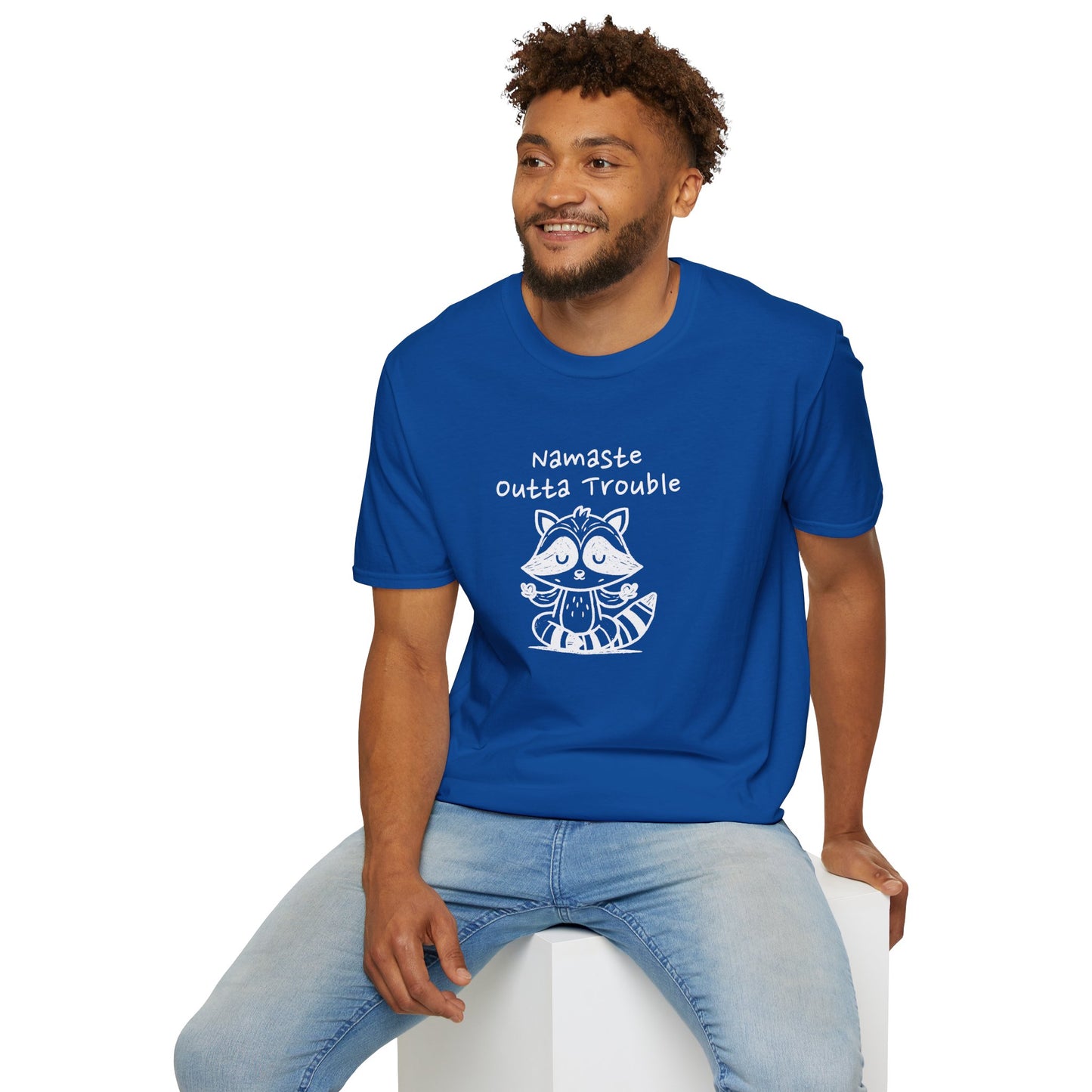 Namaste Outta Trouble Unisex Graphic T-Shirt