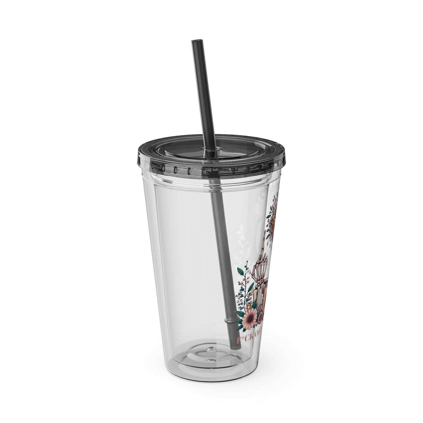 F*ck Off I'm Reading 16oz Tumbler Cup with Straw