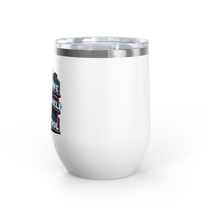 No Shelf Control 12oz Insulated Wine Tumbler