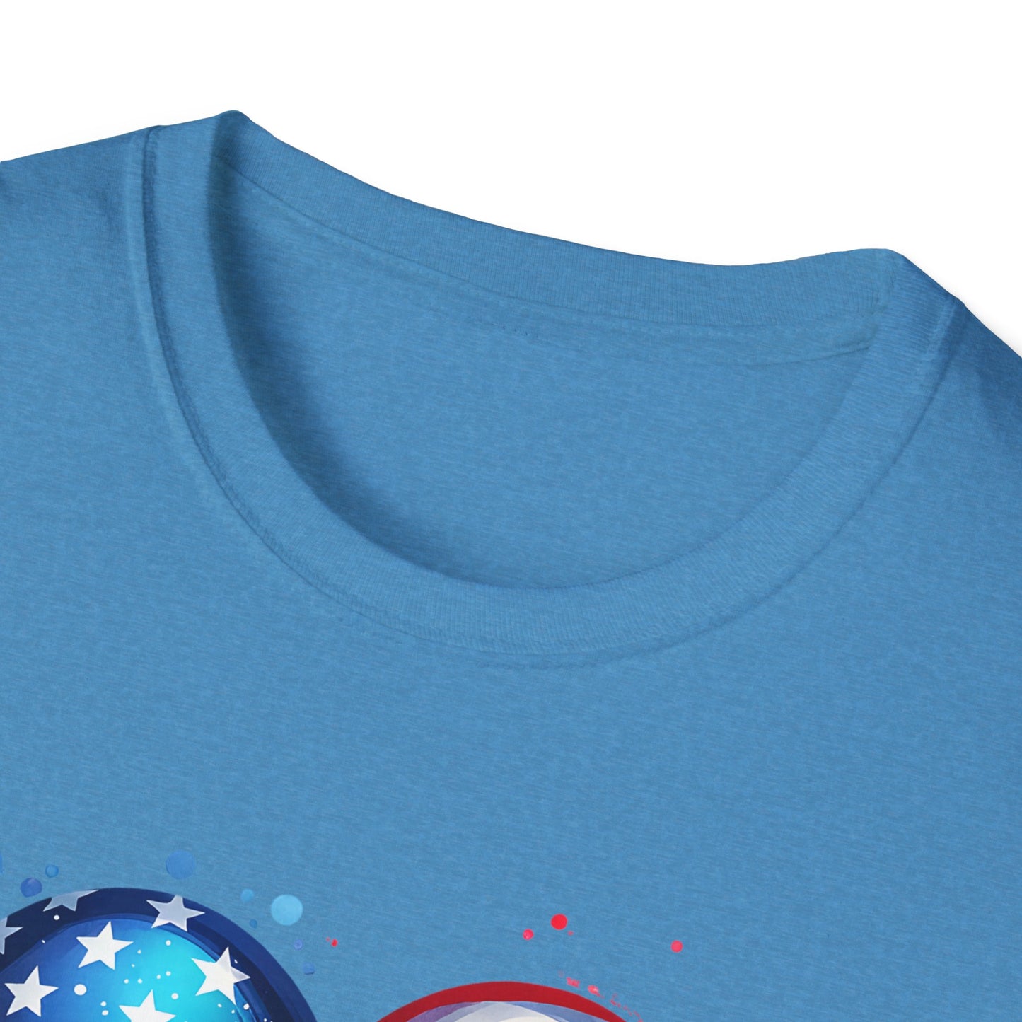 All American Heart Patriotic Unisex Graphic T-Shirt