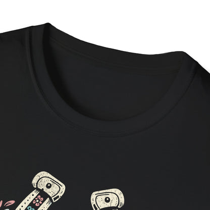 Wild and Free Horseshoe Floral Unisex Graphic T-Shirt
