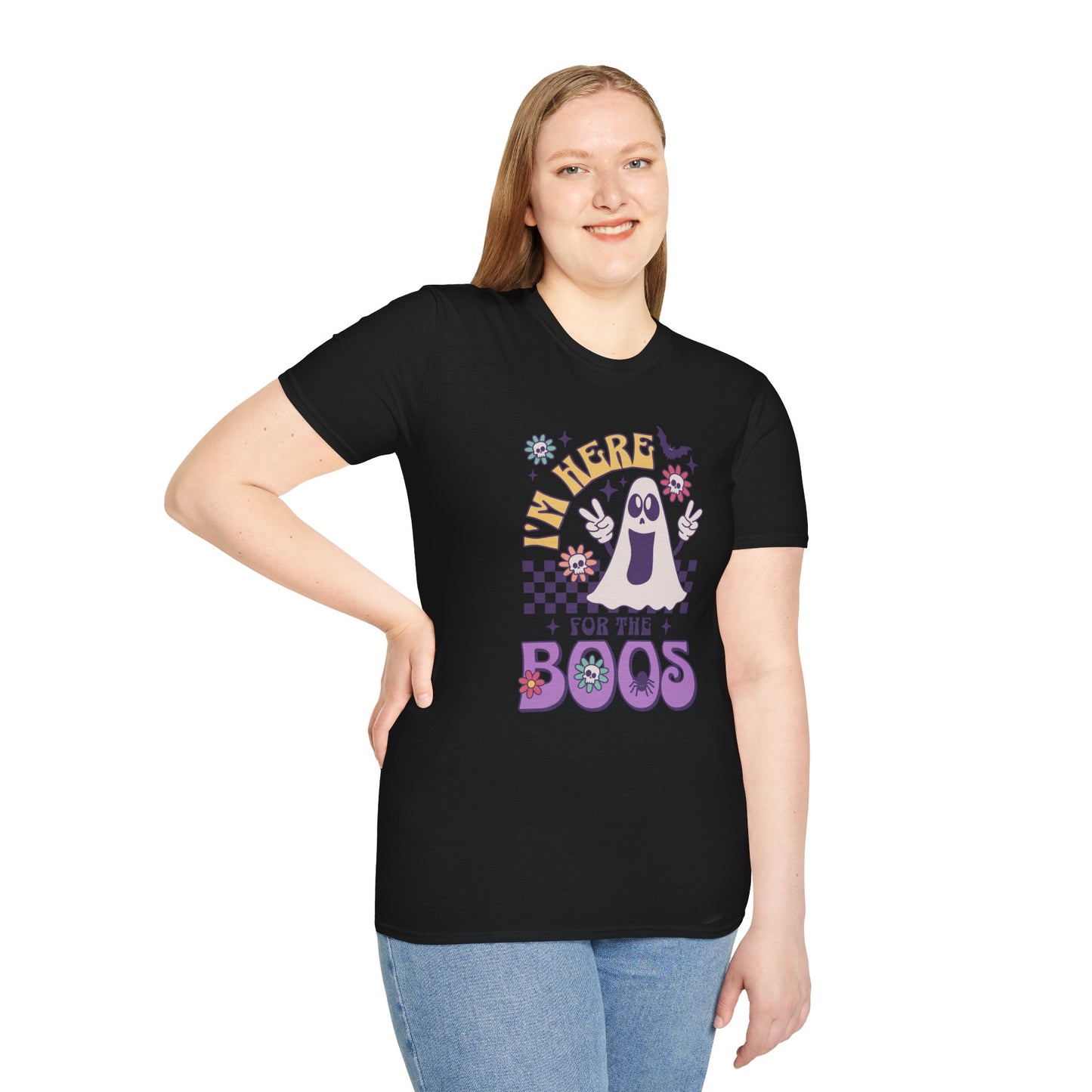 Here for the Boos Unisex Graphic T-Shirt