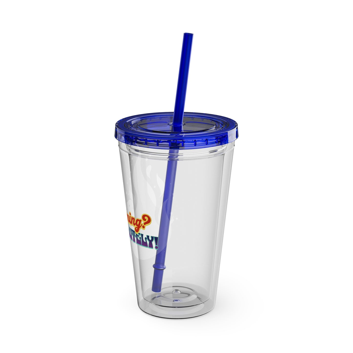 Flaming Pride 16oz Insulated Tumbler with Straw