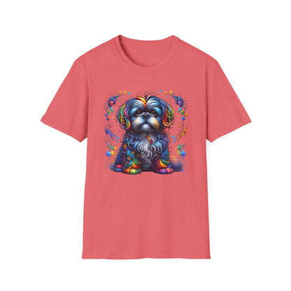 Colorful Shih Tzu Unisex Graphic T-Shirt