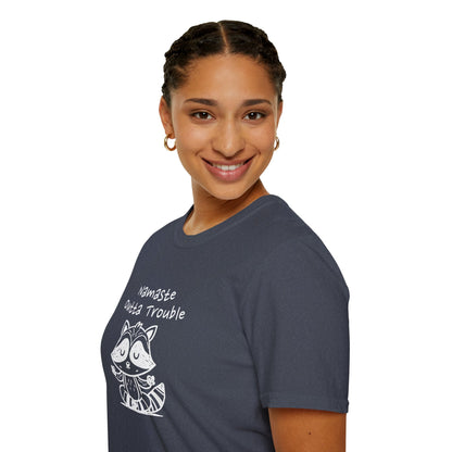Namaste Outta Trouble Unisex Graphic T-Shirt