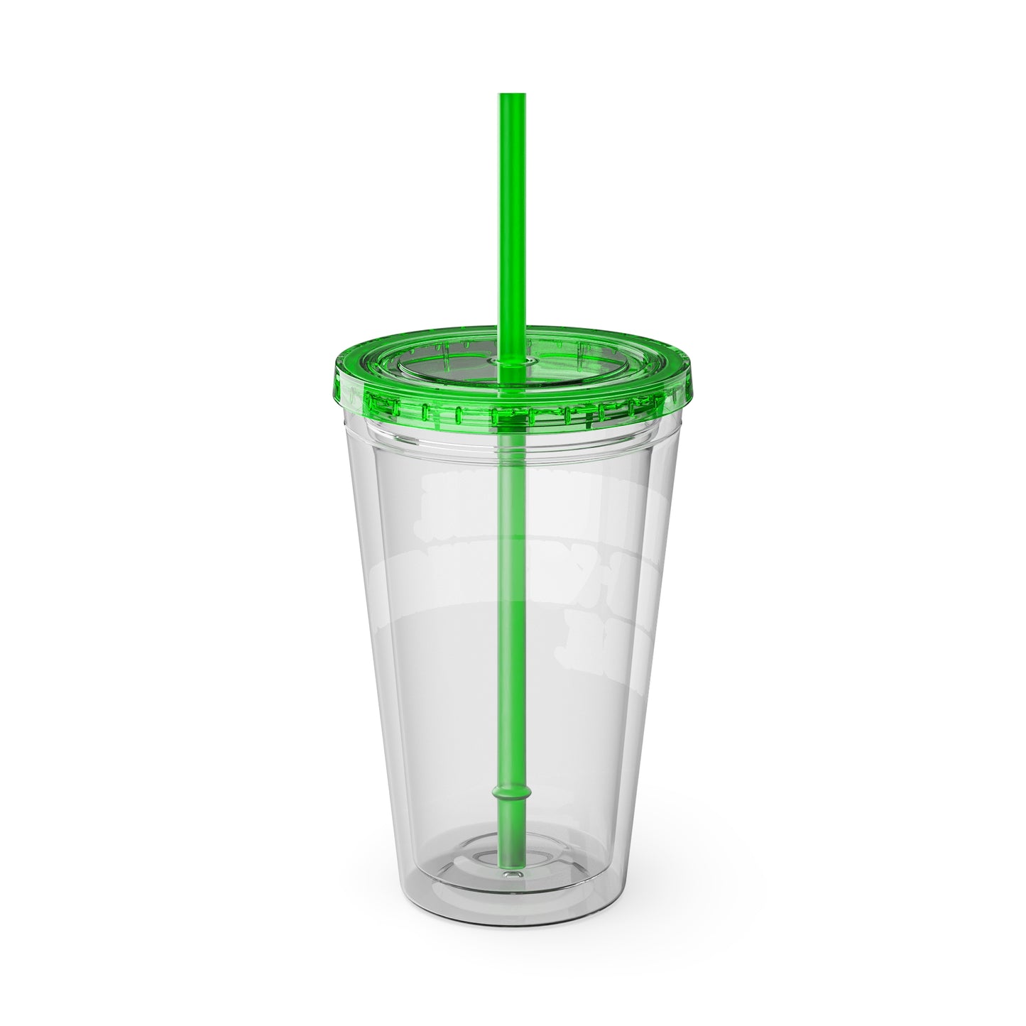 Overthinking. Overcaffeinated. Over It 16oz Insulated Tumbler with Straw