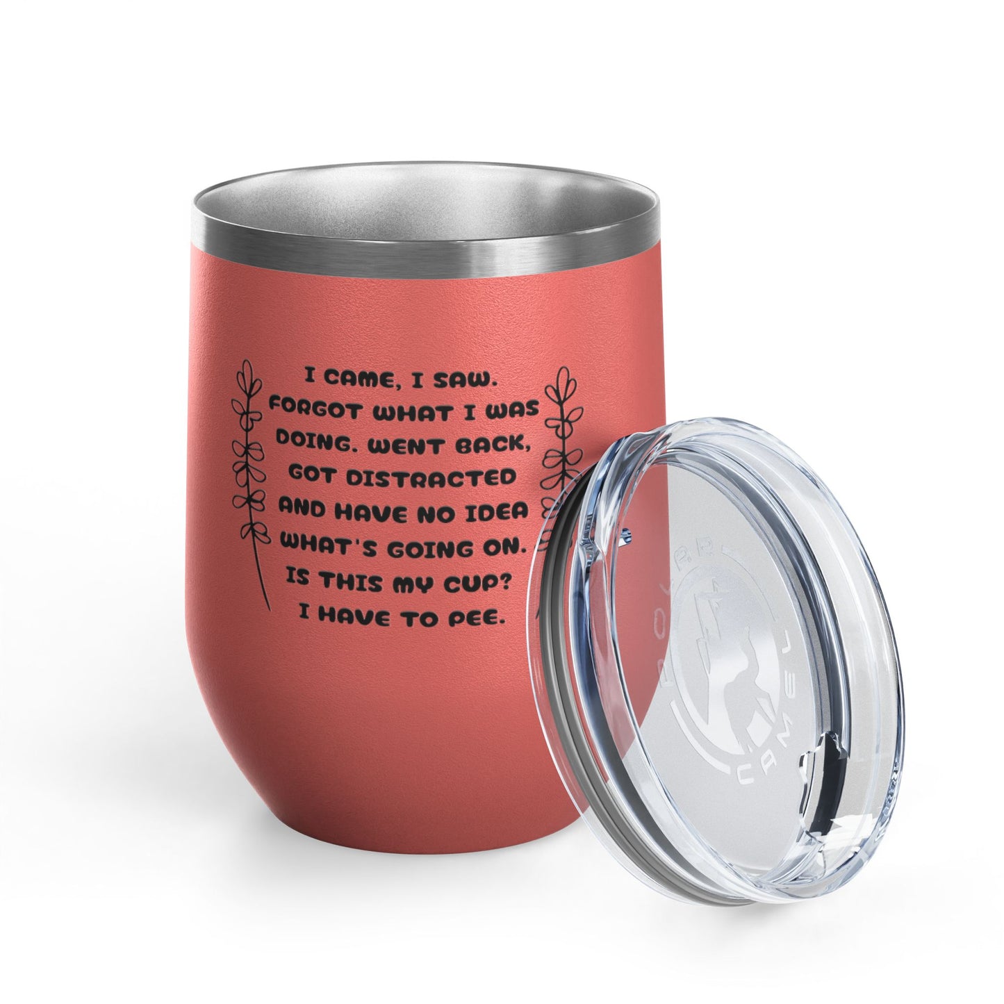 Scatterbrain 12oz Insulated Wine Tumbler