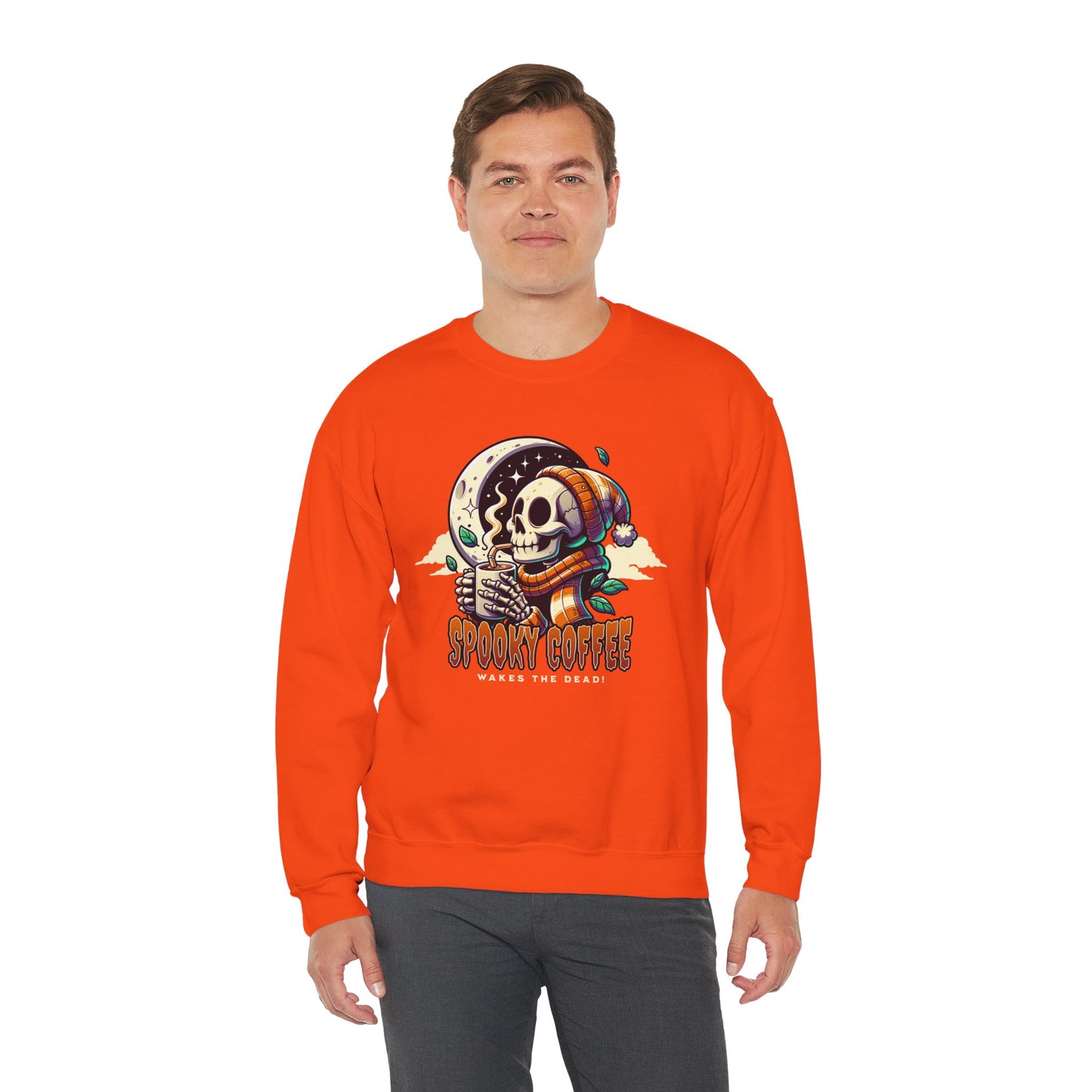 Spooky Coffee Crewneck Sweatshirt