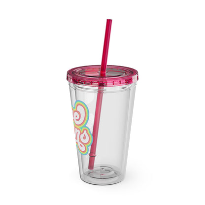 Love Wins 16oz. Insulated Tumbler with Straw