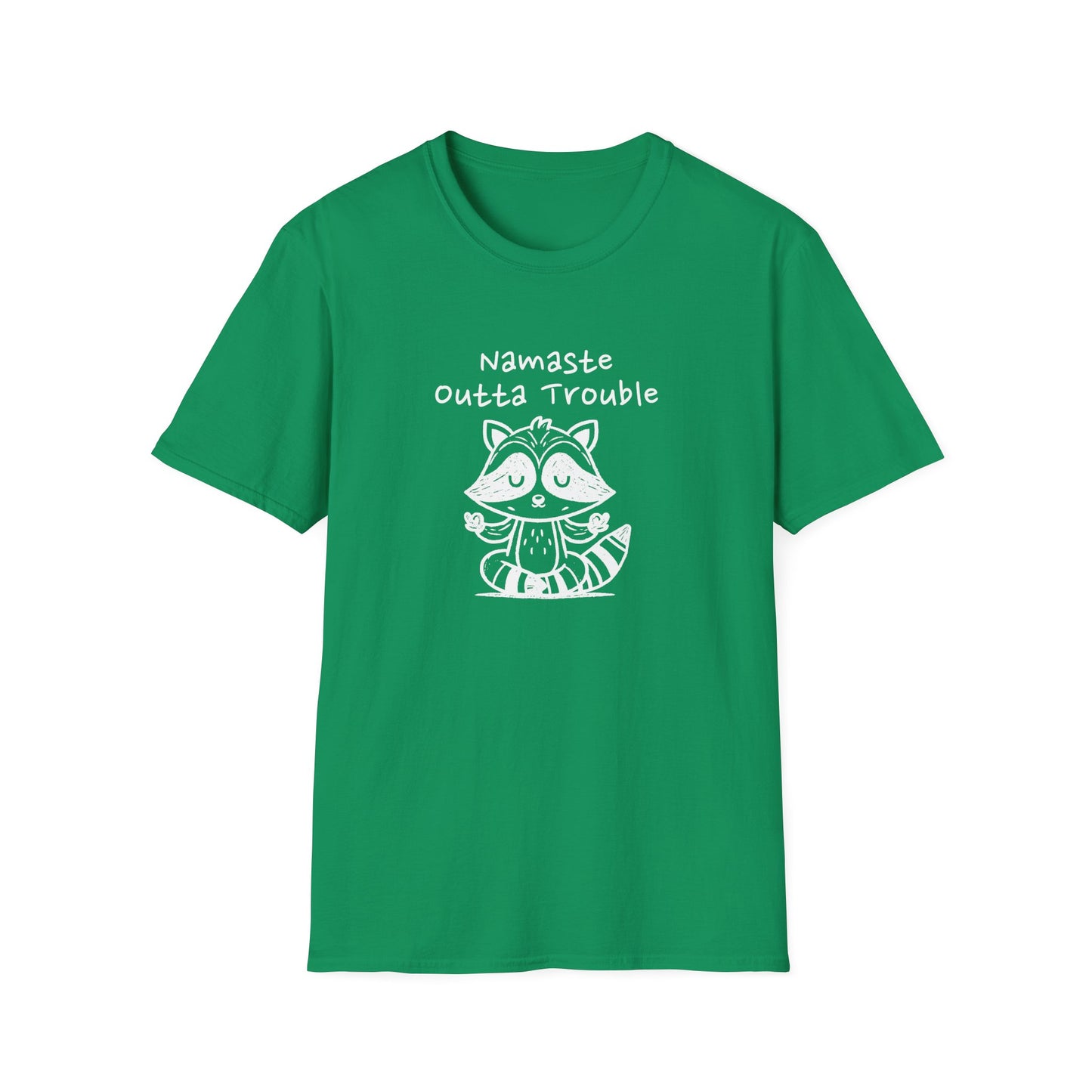 Namaste Outta Trouble Unisex Graphic T-Shirt