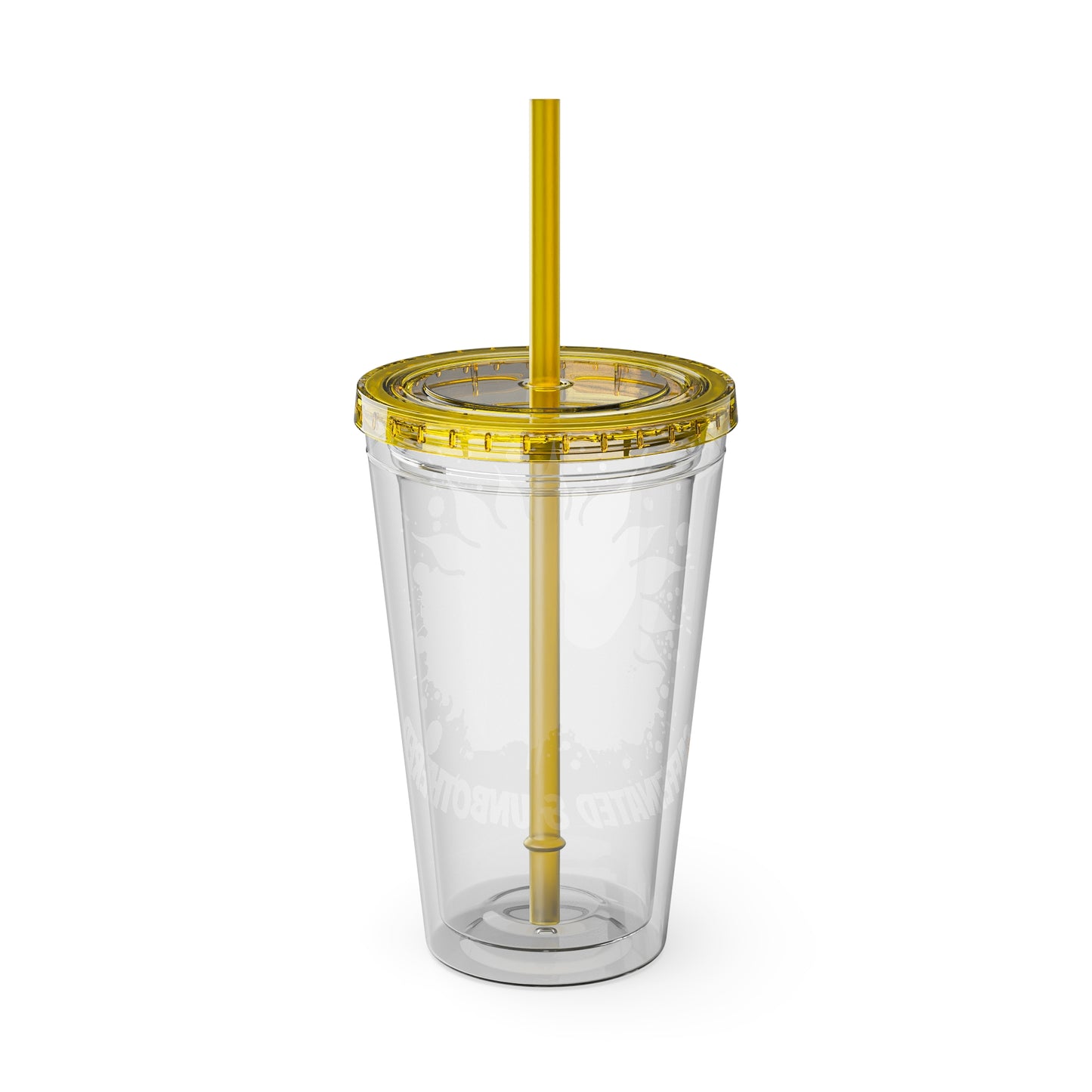Caffeinated & Unbothered 16oz Insulated Tumbler with Straw