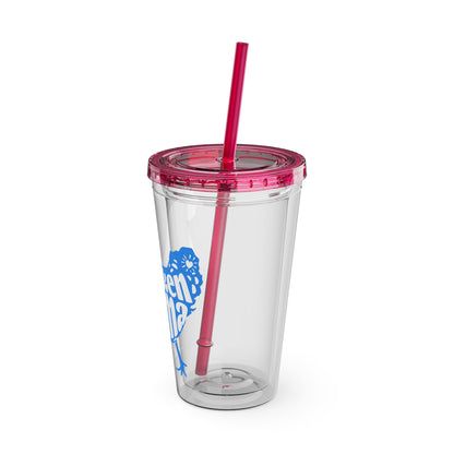 Chicken Mama 16oz Insulated Tumbler with Straw