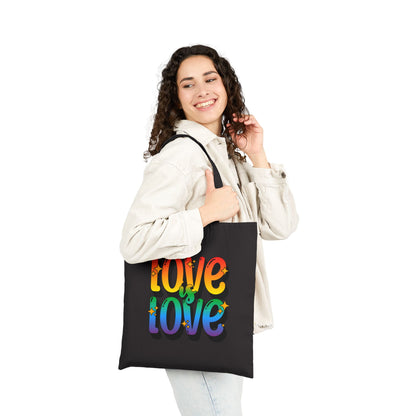 Love is Love Rainbow Canvas Tote Bag
