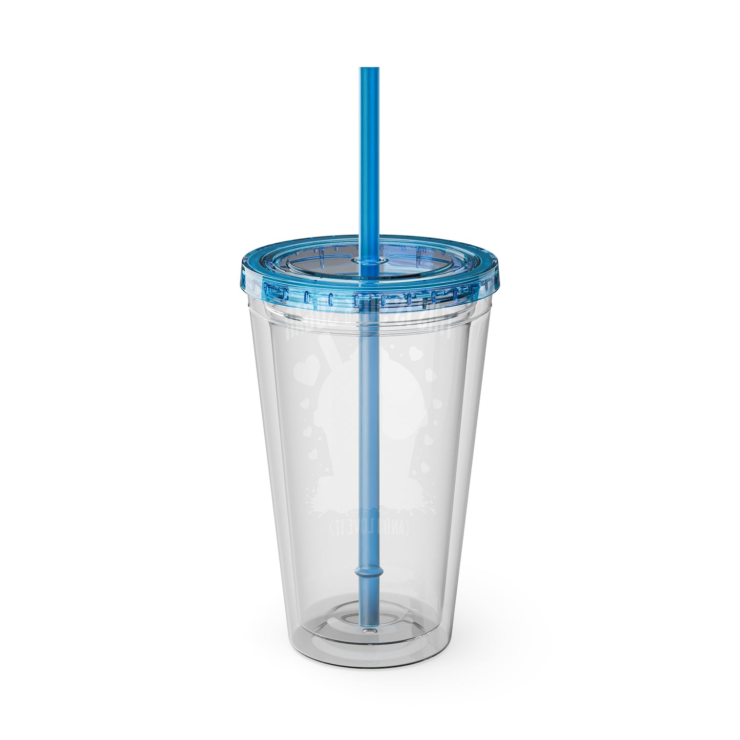 90% Sugar 16oz Insulated Tumbler with Straw