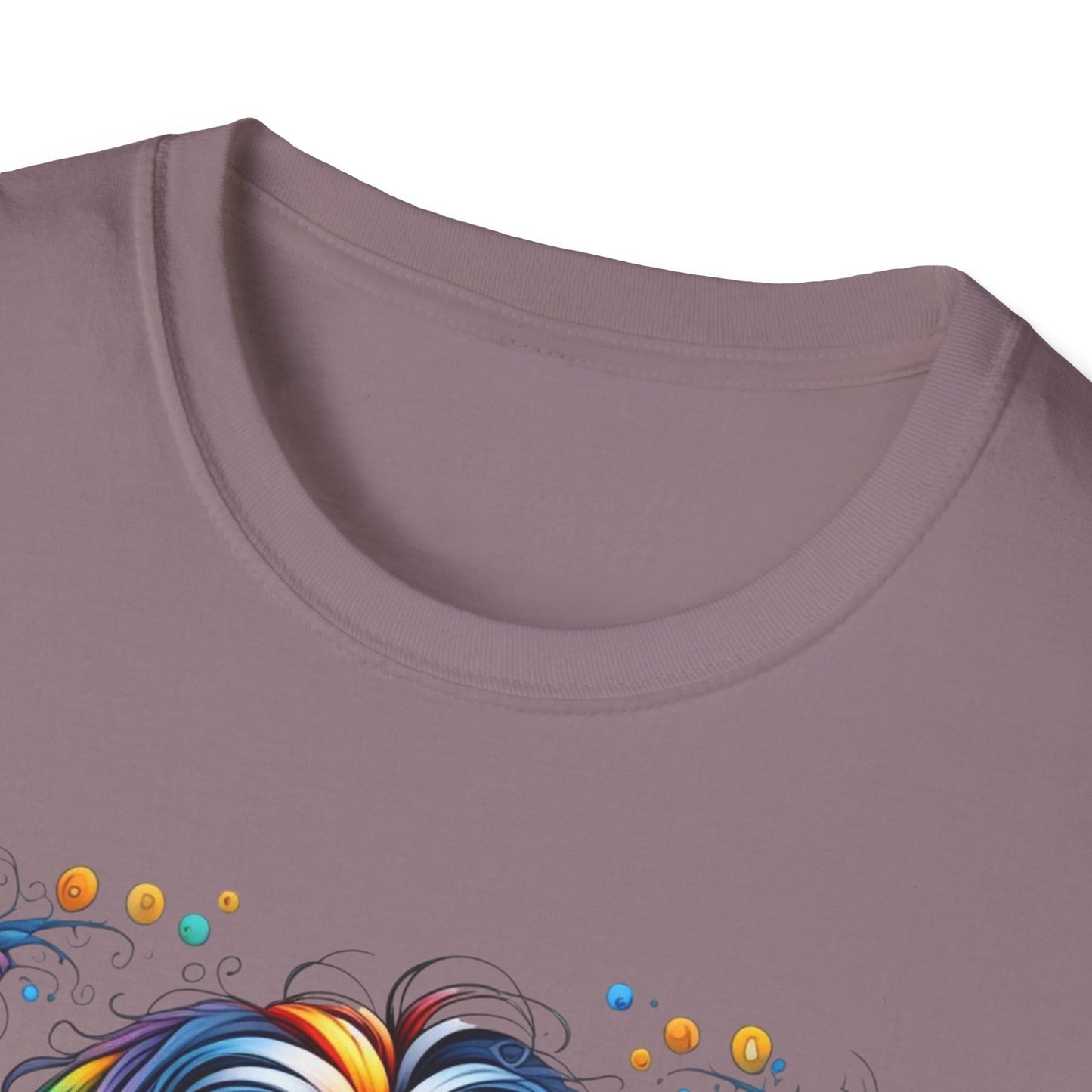 Colorful Shih Tzu Unisex Graphic T-Shirt