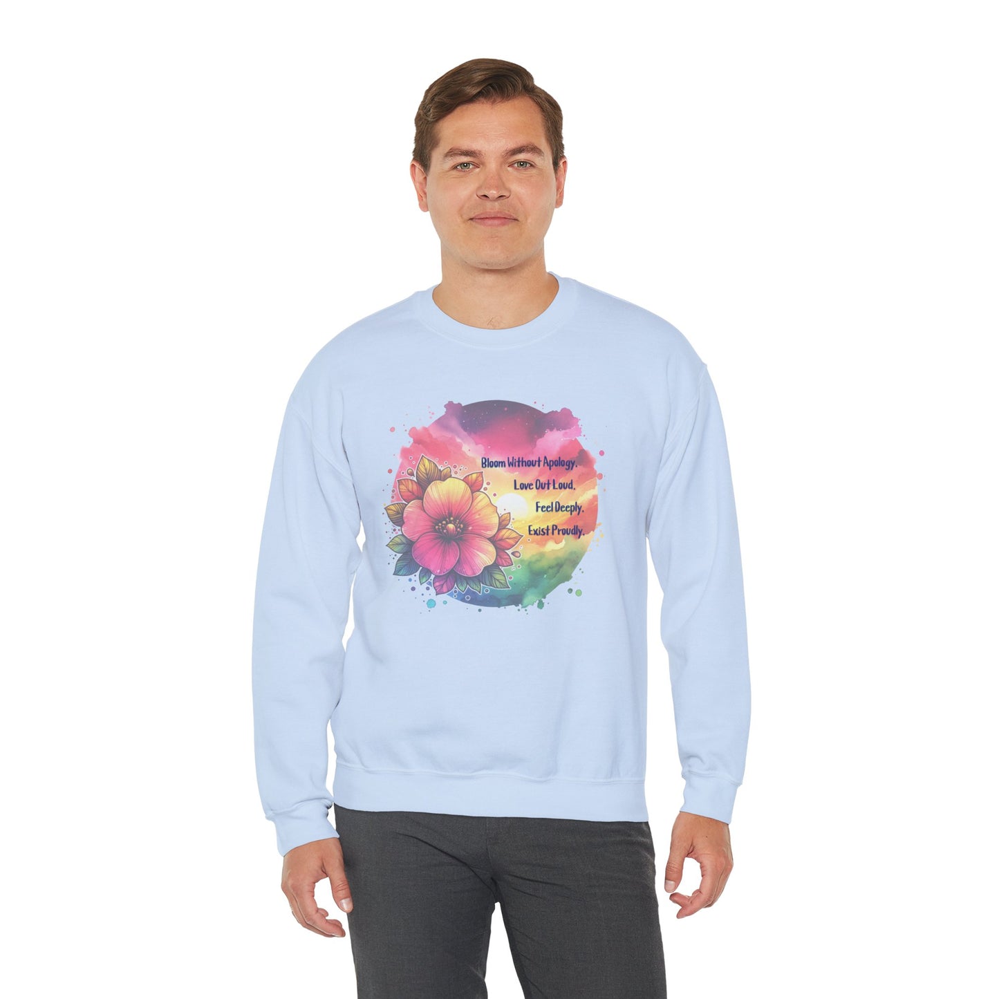 Bloom Without Apology Unisex Crewneck Sweatshirt