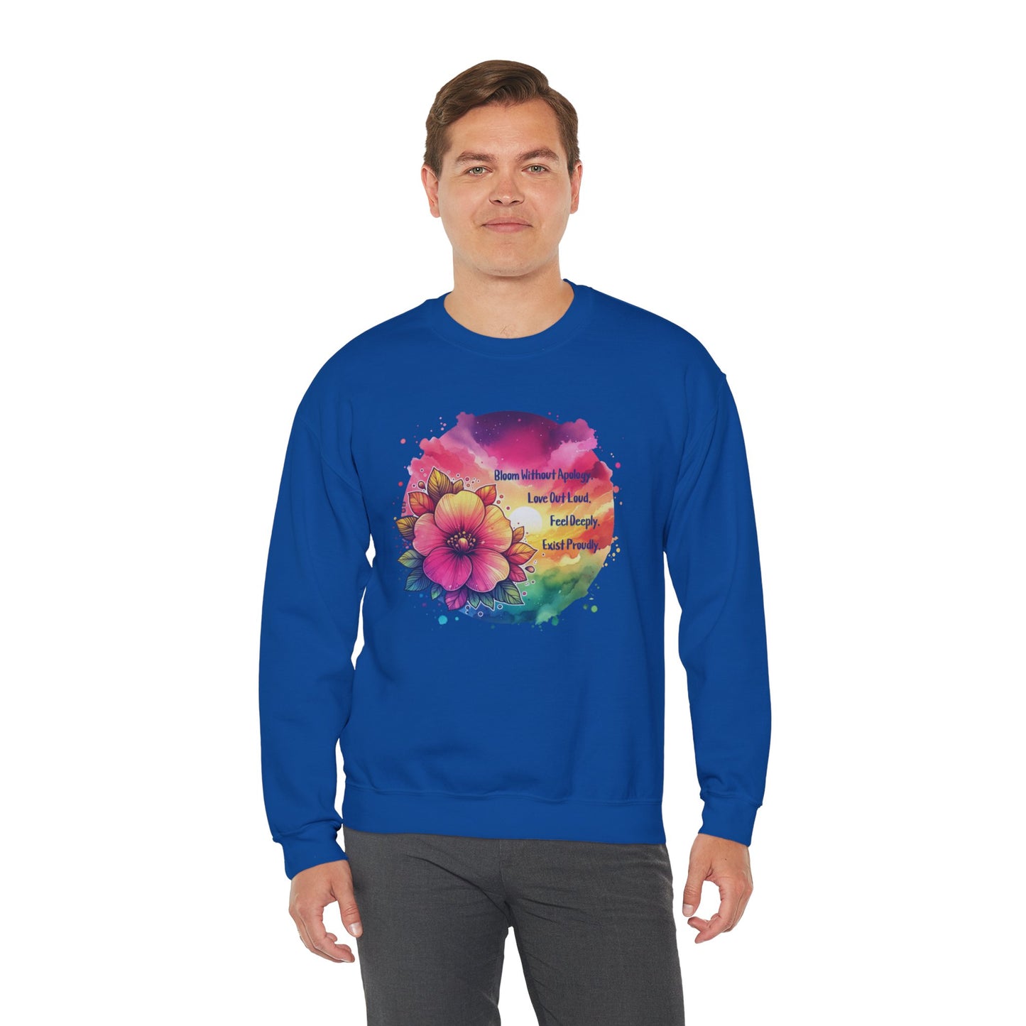 Bloom Without Apology Unisex Crewneck Sweatshirt