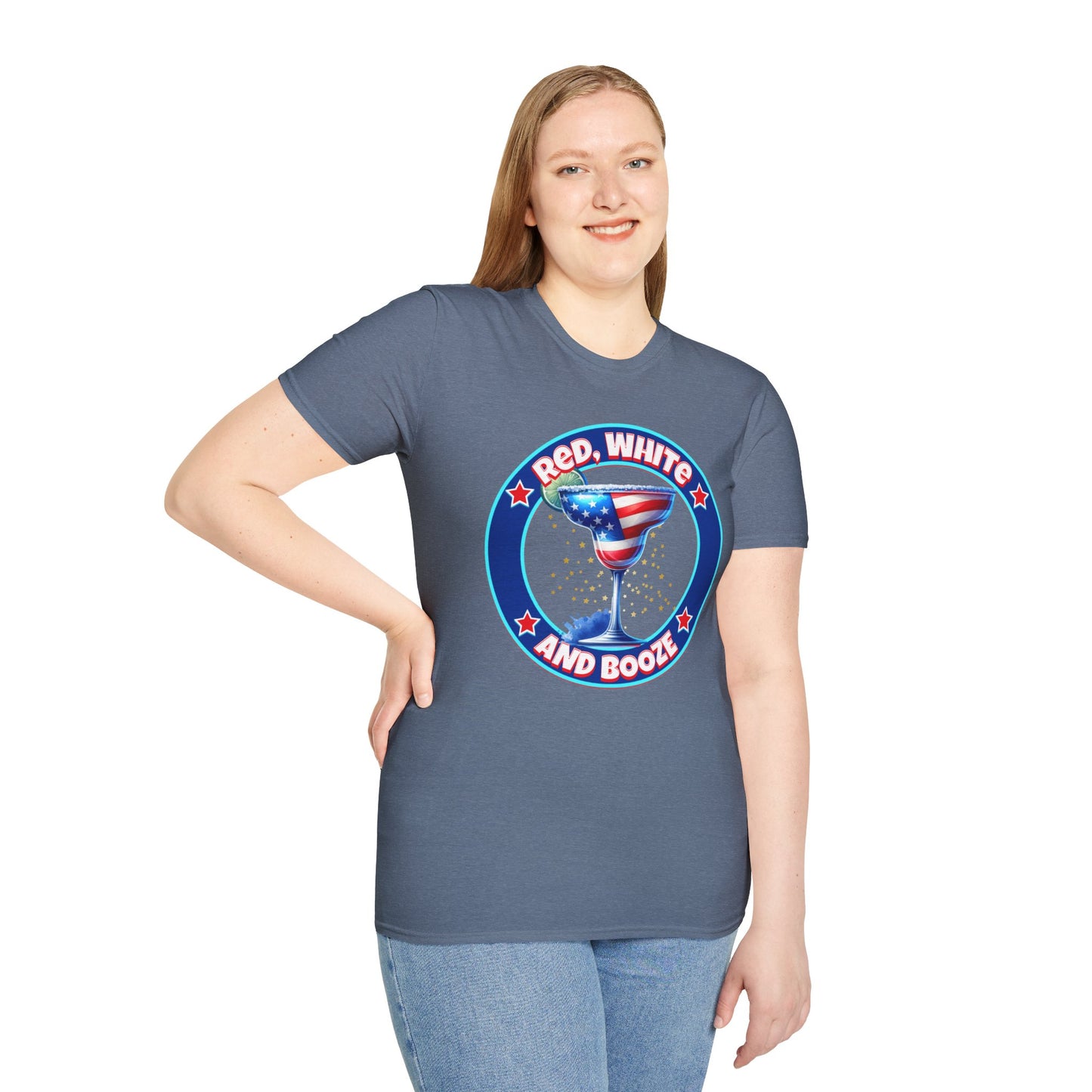 Red, White and Booze Unisex Graphic T-Shirt
