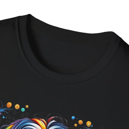 Colorful Shih Tzu Unisex Graphic T-Shirt