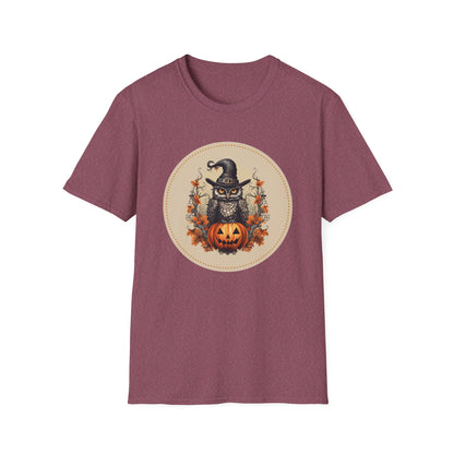 Halloween Owl Unisex Graphic T-Shirt