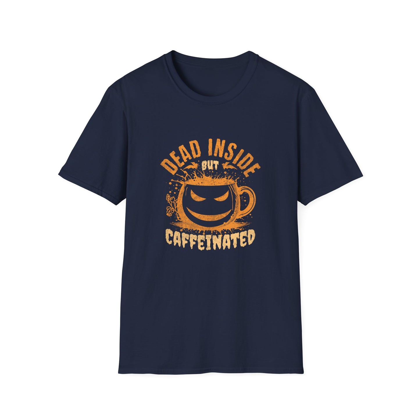 Dead Inside But Caffeinated Unisex Graphic T-Shirt