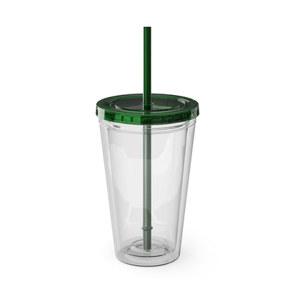 Chicken Mama 16oz Insulated Tumbler with Straw