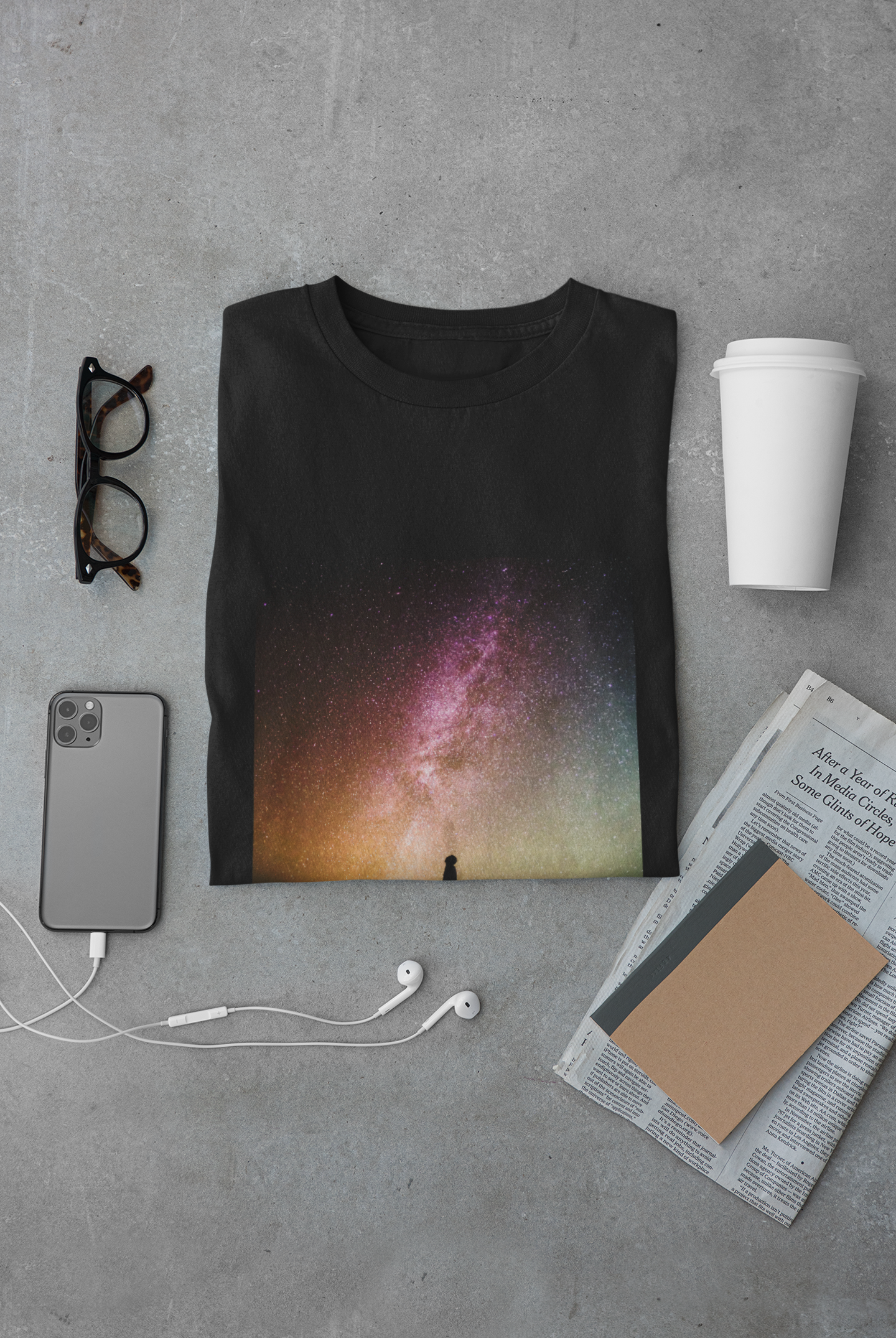 Only When It Is Dark Enough You Can See The Stars Unisex Graphic T-Shirt