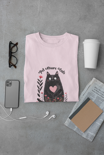 Pet More Cats Give Less F*cks Unisex T-Shirt