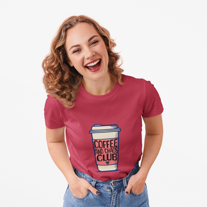 Coffee and Chaos Club Unisex T-Shirt
