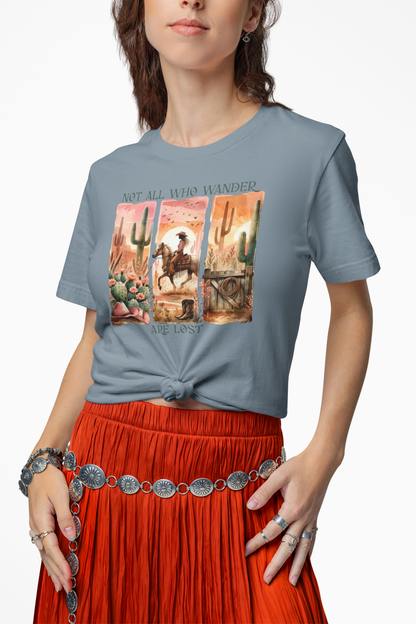 Not All Who Wander Are Lost Unisex Graphic T-Shirt