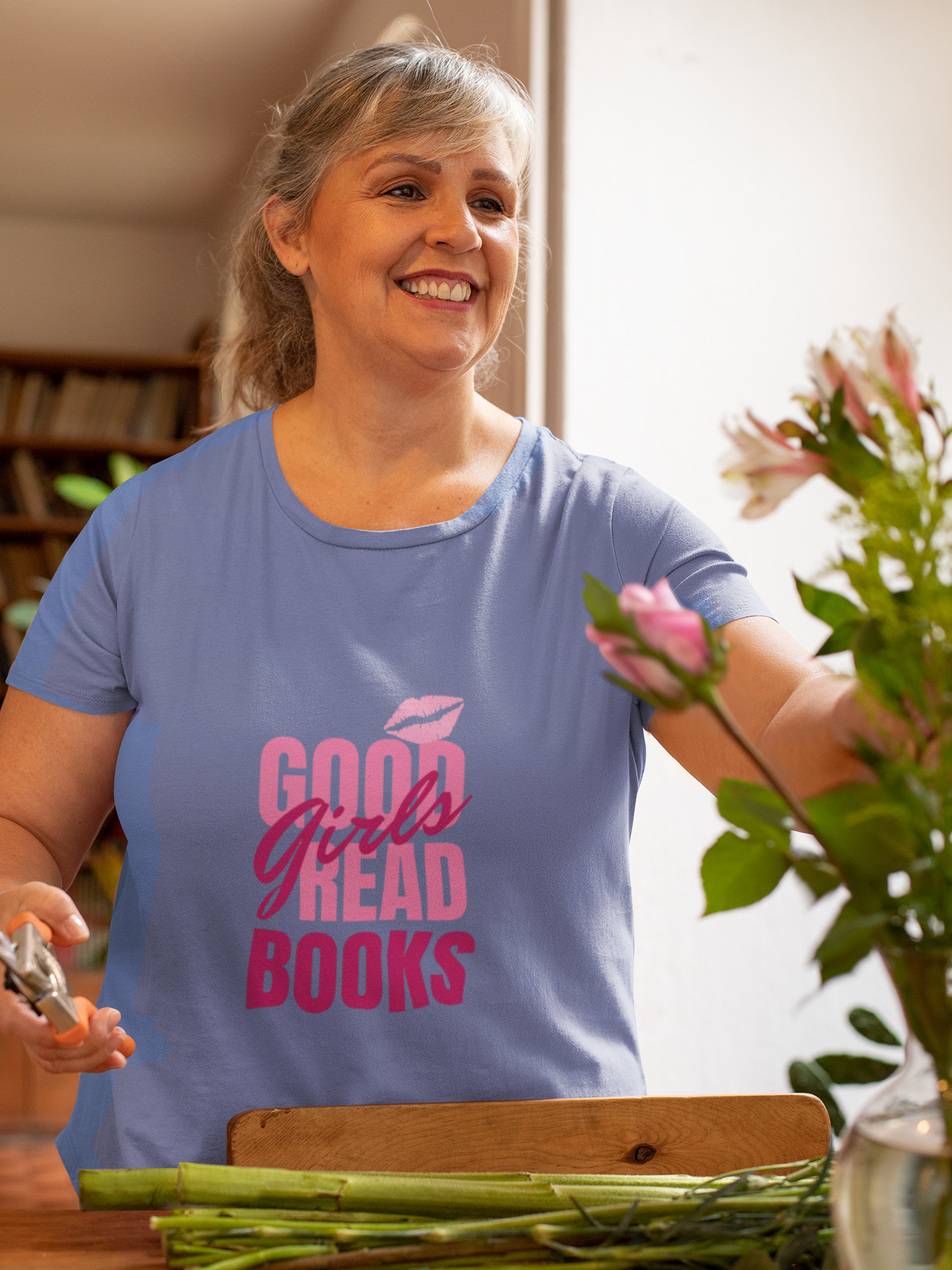 Good Girls Read Books Unisex Graphic T-Shirt