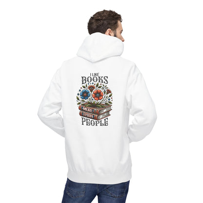 Books More Than People Unisex Hooded Sweatshirt